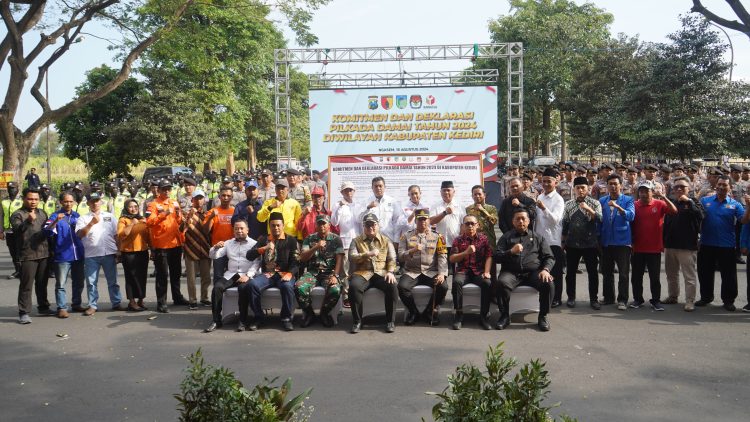 Ikuti Jalannya Simulasi Sispamkota, Mas Dhito Berharap Pilkada 2024 Berjalan Kondusif