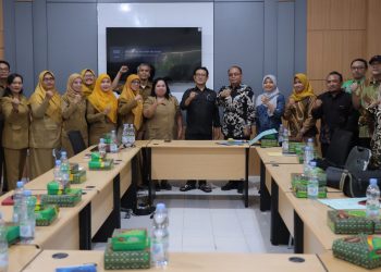 Pencapaian Pemkot Kediri Dalam Pengelolaan DBHCHT Menarik Perhatian, Pemkab Lamongan Lakukan Studi Banding. Foto : Dok. Pemkot Kediri