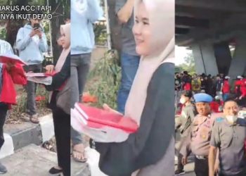 Viral Dosen Demonstran, Tandatangani Tesis Mahasiswi di Tengah Aksi Kawal Putusan MK