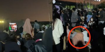 Viral Perempuan Salat di Tengah Keriuhan Konser Sheila on 7, Warganet: Apa Khusyuk?. (foto: Tangkapan Layar)