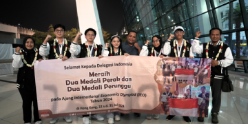 Keren, Pelajar Indonesia Boyong 2 Perak dan Perunggu di Olimpiade Ekonomi 2024. (foto/ist/kemendikbud.go.id)