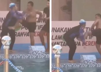 Viral Pelatih Renang Duel Sama Guru Olahraga Perempuan, Tendang Miss V Sampai Pingsan