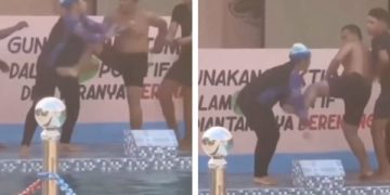 Viral Pelatih Renang Duel Sama Guru Olahraga Perempuan, Tendang Miss V Sampai Pingsan. (foto: tangkapan layar)