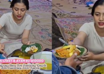 Viral Pesona Mbak Penjual Nasi Liwet yang Bikin Bapak-bapak Crocodile Kerasan