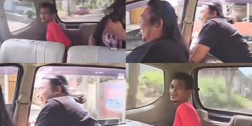 Viral Pelaku Kriminal Nekat Buang Hajat di Mobil Petugas. (foto: tangkapan layar)