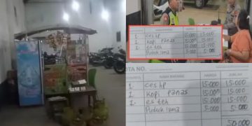 Viral Warung Makan di Terminal Pasang Tarif Duduk Pembeli yang Hanya Ngopi. (foto: tangkapan layar)