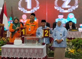 Dua Paslon Bupati Wabup Situbondo Resmi Mendapatkan Nomer Urut, Petahana Nomer 02 Rio Ulfi Nomer 01