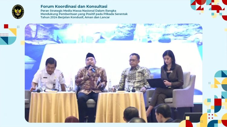 Bersama Kemenko Polhukam RI, Pemkot Kediri Ajak Media Massa Ciptakan Pilkada Kondusif. Foto : Dok. Pemkot Kediri