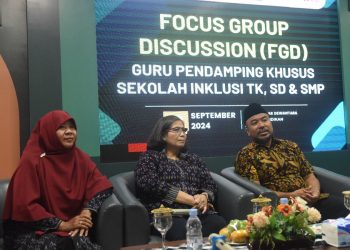 Pj Wali Kota Kediri Zanariah Beri Arahan Guru Pendamping Khusus Sekolah Inklusi. Foto ; Dok. Pemkot Kediri