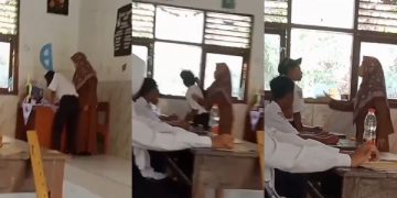Viral Guru Tampar Siswa Tak Sopan Disanksi Dinas, Warganet: Kok Malah Dihukum?. (foto/tangkapan layar)