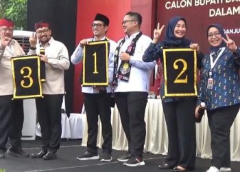 Kantongi Nomor Urut, 3 Paslon di Pilkada Nganjuk Siap Berlaga