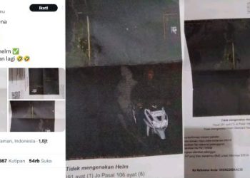 Viral Surat E-Tilang Pemotor Terekam Bonceng Hantu Pocong
