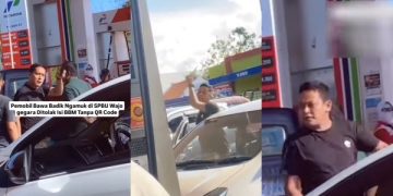Viral Pria Ngamuk di SPBU Karena Terlanjur Antri Tapi Tak Bisa Beli BBM. (Foto;Tangkapan Layar)