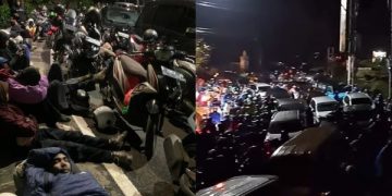 Viral Macet Parah di Puncak Bogor, 1 Orang Dikabarkan Meninggal Dunia. (foto/Tangkapan Layar)