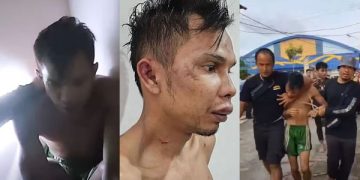 Viral Penangkapan Tersangka Pembunuh Nia Gadis Penjual Gorengan yang Libatkan Warga. (foto/Tangkapan Layar)