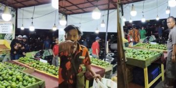 Viral Diduga Oknum PP Amuk Pedagang Buah Lantaran Kurang Jatah. (foto tangkapan layar)
