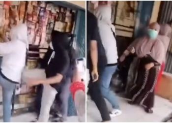 Viral Aksi Ngamuk Emak-emak Gerebek Toko Kelontong  