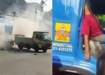 Viral Video Korban Laka Maut Gegara Sopir Kena Serangan Jantung