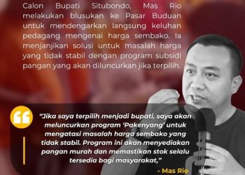 Miliki Harta Rp 3 M, Cabup Situbondo Mas Rio Siap Kalahkan Tersangka Korupsi Karna Suswandi