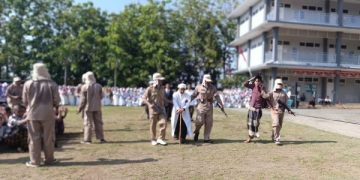 Peringati HSN, Ribuan Santri di Jombang Kenang Resolusi Jihad. (foto/Bacaini)