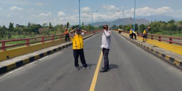 Pembangunan Ulang Jembatan Semampir, Uji Beban Jembatan Dimulai Hari Ini