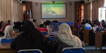 Tekan Angka Golput Generasi Muda, KPU Kota Kediri Sosialisasi Dengan Nobar Film Tepatilah Janji