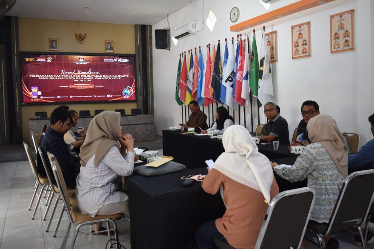 KPU Gelar Rakor Titik Lokasi Kampanye dan Pemasangan APK
