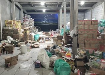 Polisi Amankan Gudang Jajanan Penyebab Keracunan di Kediri