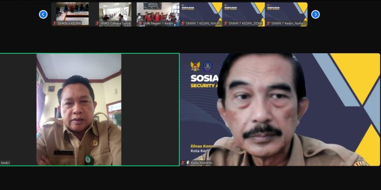 Gandeng Kaum Milenial, Pemkot Kediri Tumbuhkan Kepedulian Keamanan Siber Melalui Sosialisasi Security Awarness