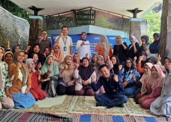 PNM Mekaar Unit Sawahan Nganjuk Gelar Pelatihan Pengolahan Nasi Jagung Di Wisata Sedudo