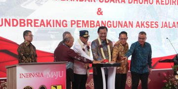 Menko Marves Resmikan Bandara Dhoho, Pemkab Kediri Dorong Percepatan Sarpras Pendukung