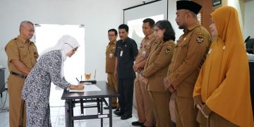 Penandatanganan Perjanjian Kerjasama Pemanfaatan Data Kependudukan, Pj Wali Kota Kediri: Komitmen Peningkatan Kualitas Pelayanan Publik