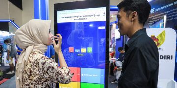 Quiz Corner Diskominfo Kota Kediri Tarik Minat Pengunjung di Jatim DigiFest 2024