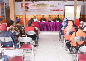 Tingkatkan Kapasitas Lembaga Desa, TMMD 122 Kodim 0809/Kediri Bersama DPMPD Gelar Sosialisasi. Foto : DOk. Kodim 0809/Kediri