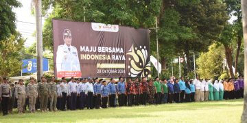 Pj Wali Kota Kediri Pimpin Upacara Hari Sumpah Pemuda