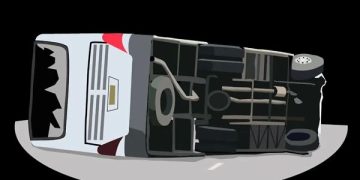 Pulang dari Pacitan, Minibus 16 Penumpang Terguling di Trenggalek. (foto ilustrasi/Antara/ist)