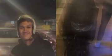 Viral Pemuda Kebut-kebutan, Saat Ditegur Petugas Ngaku Anak Aspri. (foto: tangkapan layar)