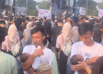 Viral Bawa Bayi di Acara Konser Musik Kampanye Pilkada Tuai Hujatan