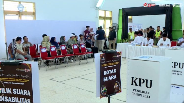 KPU Kabupaten Kediri Gelar Simulasi Pemungutan dan Penghitungan Suara, Pastikan Pilkada Berjalan Lancar