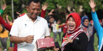 Peringati Hari Kesehatan Nasional (HKN) Ke-60 Dinas Kesehatan Kabupaten Kediri Ajak Masyarakat Gerak Bersama.