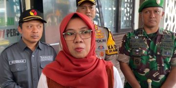 Jelang Coblosan KPU Trenggalek Belum Petakan TPS Rawan Bencana. (foto/Bacaini)