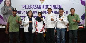 Lepas Atlet Ikuti POPDA XIV dan PEPAPERDA II, Pj Wali Kota : Jaga Sportivitas, Semoga Bisa Jadi Juara