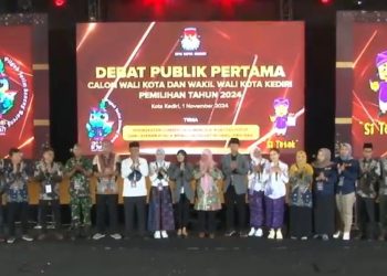 KPU Kota Kediri Gelar Debat Pertama Pilwali Dengan Mengusung Tiga Tema. Foto : Bacaini.ID/Jatmiko