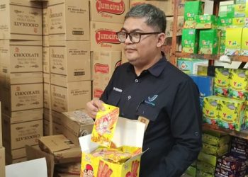 BPOM Temukan Jajanan Asal China Yang Dilarang di Toko Kediri
