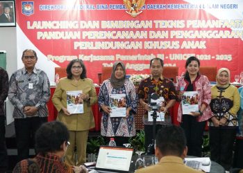 Pj Wali Kota Kediri Zanariah Harapkan Semua Pihak Kolaborasi Lindungi Anak-anak. Foto : Dok. Pemkot Kediri