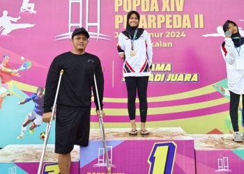 Berhasil Pertahankan Peringkat Pertama pada Peparpeda II Jawa Timur, Kontingen Kota Kediri Diapresiasi Pj Walikota. Foto : Dok. Pemkot Kediri
