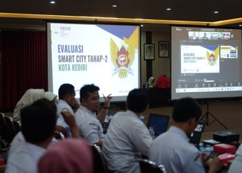 Ikuti Evaluasi Smart City Tahap II, Pemkot Kediri Dapat Apresiasi Positif Dari Asesor Kemkomdigi. Foto : Dok. Pemkot Kediri