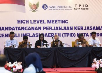 Pj Wali Kota Kediri: Kota Kediri Termasuk 10 Kota Dengan Inflasi Terendah se-Indonesia. Foto ; Dok. Pemkot Kediri