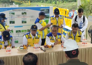 Wujudkan Asta Cita Presiden, Tentang Swasembada Pangan, Menteri PU Tuntaskan Rehabilitasi Daerah Irigasi. Foto : Bacaini.ID
