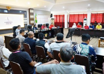 Terpilih Jadi Tuan Rumah Gebyar HATERI Ke-39, Pj Wali Kota Kediri Zanariah Buka Rapat Koordinasi Persiapan. Foto : Dok. Pemkot Kediri